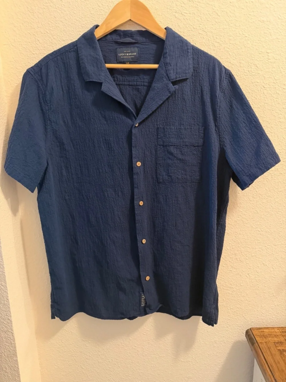 🌟 Bundle! Lucky Brand Seersucker & Premise Button Down Shirts L 🌟